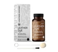 Penetrating Leather Dye - Lederfarbe Caramel 75 ml - Ideal zum Schuhe, Handtaschen und Accessoires - inkl. Applikator & Pinsel - Schuhfarbe für Wildleder, Nubuk- und Anilinleder (16 Farben)