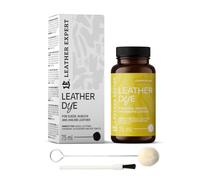 Penetrating Leather Dye - Lederfarbe Lemon Yellow 75 ml - Ideal zum Schuhe, Handtaschen und Accessoires - inkl. Applikator & Pinsel - Schuhfarbe für Wildleder, Nubuk- und Anilinleder (16 Farben)