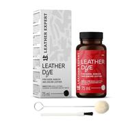 Penetrating Leather Dye - Lederfarbe Red 75 ml - Ideal zum Schuhe, Handtaschen und Accessoires - inkl. Applikator & Pinsel - Schuhfarbe für Wildleder, Nubuk- und Anilinleder (16 Farben)