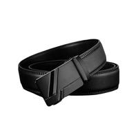 Pengchang Männer Ledergürtel Metalllegierung Automatische Schnalle Unisex Gürtel for Männer Schwarz(105cm,A2)