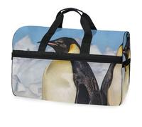 Penguin National Geographic Reisetasche für Herren, Damen, Jungen, Mädchen, Teenager, übergroße Sporttasche mit Schuhfach, Wochenende, Yoga, Workout, Handtasche, Trainingstasche, #02, Einheitsgröße,