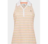 Penguin Ribbed Fine Line Stripe ohne Arm Polo weiß XL (100000384734)