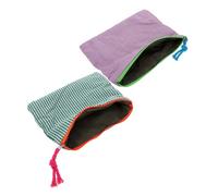 PENIKOKO 2 Stück Große Reise-Kosmetiktasche mit Gitterdesign Wasserabweisende Portable Organizer-Taschen für Make-up und Pflege Geräumig und Vielseitig für Damen als Kulturtasche und