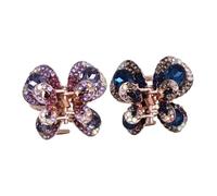 PENIKOKO 2 Stück pack Modische Schmetterling Haarspangen aus Legierung 2stücke Haarschmuck für Damen und Mädchen Elegantes Haarzubehör für Party und Ponyfrisur