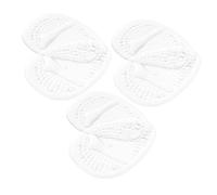 PENIKOKO 3 Paare Vorfußpolster aus Weichem Gel mit Rutschfester Haftung Dämpfende Fersen Ballen einlagen Transparente Komfort einlegesohlen für High Heels Sandalen und Sportschuhe