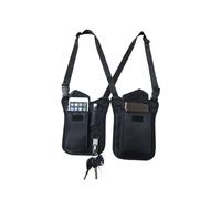 PENIKOKO Diebstahl Armpit Bag aus Strapazierfähigem Nylon Verstellbar Versteckte Unterarm Schultertasche für Herren und Damen Multifunktional mit DREI Fächern für Geldbörse Handy Schlüssel