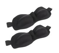 PENIKOKO Schlafmasken 3d-augenschutz aus Eva 2 Stück mit Elastischen Bändern und Komplett Lichtblockierend Leicht für Camping und Indoor Schlafkomfort