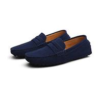 Penny Loafer Für Herren, Flache Schuhe Aus Wildleder, Modische Herrenschuhe, Slip on Boat Deck, Lässige Mokassin-Hausschuhe Für Unisex-Erwachsene Und Jugendliche