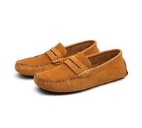 Penny Loafer Für Herren, Flache Schuhe Aus Wildleder, Modische Herrenschuhe, Slip on Boat Deck, Lässige Mokassin-Hausschuhe Für Unisex-Erwachsene Und Jugendliche