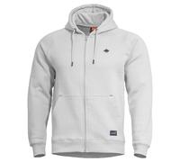 Pentagon - Phaeton Zip - Kapuzensweatshirt mit YKK-Reißverschluss - White L