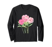 Peony Flower - Bouquet of Peonies Women and Girls Langarmshirt