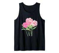 Peony Flower - Bouquet of Peonies Women and Girls Tank Top