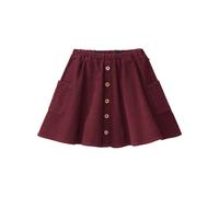 Edler Cord Faltenrock bordeaux 134/140