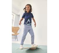 Leichtes T-Shirt Hai dunkelblau 122/128