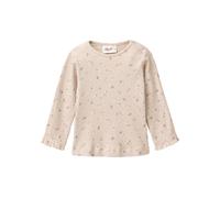 People Wear Organic Langarm-Shirt Bio-Baumwolle (kbA) kleine Blümchen sand 62/68