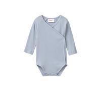 Edler Rippe Wickelbody blau 50/56