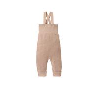People Wear Organic Strick-Latzhose Bio-Baumwolle (kbA) beige mélange 74/80