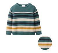 People Wear Organic Strick Pullover, bunt geringelt, Bio-Baumwolle 110/116