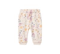 Weiche Sweathose Blümchen beige 104