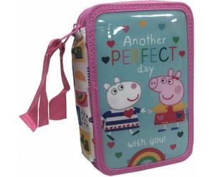 Pepa Pig dreifach gefüllte Federtasche