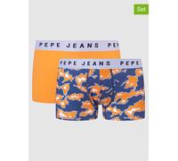 Pepe Jeans 2er-Set: Boxershorts in Orange - Größe XL | Herren Waesche
