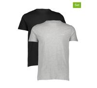 Pepe Jeans 2er-Set: Shirts in Grau - Größe M | Herren Plussize