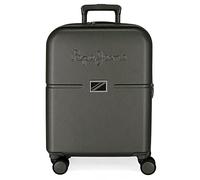 Pepe Jeans Accent Black Kabinenkoffer 40x55x20 cm Starres ABS Integriertes TSA-Schloss 37L 2,74 kg 4 Doppelräder Handgepäck