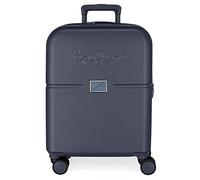 Pepe Jeans Accent Kabinenkoffer Blau 40 x 55 x 20 cm starres ABS integrierter TSA-Verschluss 37 l 3,22 kg 4 Doppelrollen Handgepäck