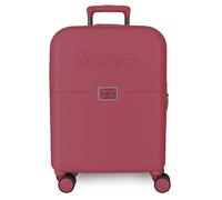 Pepe Jeans Accent Kabinenkoffer, Bordeaux, 40 x 55 x 20 cm, ABS, integrierter TSA-Verschluss, 44 l, 2,8 kg, 4 Doppelräder, Handgepäck von Joumma Bags