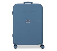 Pepe Jeans Accent Koffer, mittelgroß, blau, 48 x 70 x 28 cm, starr, 3,22 kg, TSA-Verschluss, ABS, 3,22 kg, 79 LExtensible by Joumma Bags, blau, Talla única, Mittelgroßer Koffer