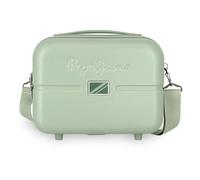 Pepe Jeans Accent Kulturbeutel, anpassbar, mit Schulterriemen, Schwarz, 29 x 21 x 15 cm, starr, ABS, 9,14 l, 0,84 kg, Schwarz, Verstellbare Kosmetiktasche mit Schulterriemen