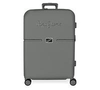 Pepe Jeans Accent Medium Koffer Schwarz 48x70x28 cm Starres ABS Integrierter TSA-Verschluss 79L 4,32 kg 4 Doppelrollen