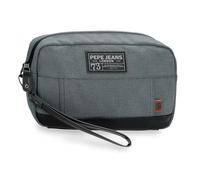 Pepe Jeans Aiden Navy Handtasche 24,5x15x6 cm Polyester mit Kunstlederdetails 2.21L von Joumma Bags
