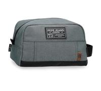 Pepe Jeans Aiden Nececer, anpassungsfähig, 25 x 15 x 12 cm, Polyester mit Kunstlederdetails, Marineblau, 4.97L von Joumma Bags