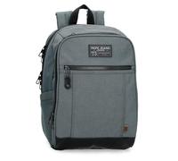 Pepe Jeans Aiden Rucksack mit zwei Fächern 13.3 "Navy 25x37x10 cm Polyester mit Kunstlederdetails 9.25L von Joumma Bags
