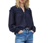 Pepe Jeans Albertina_PL303938 Blaue Damenbluse XS