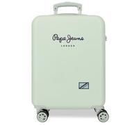 Pepe Jeans Alenka Kabinenkoffer, Grün, 38 x 55 x 20 cm, starr, ABS, Seitenkombinationsverschluss, 34 l, 2 kg, 4 Räder, Handgepäck von Joumma Bags, grün, Kabinenkoffer