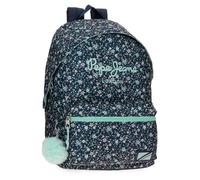 Pepe Jeans Alenka Schulrucksack, Blau, 31 x 42 x 17,5 cm, Polyester, 22,79 l, blau, Schulrucksack