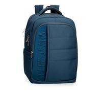 Pepe Jeans Ancor Laptop-Rucksack, 39,6 cm, Blau, 30 x 42 x 14,5 cm, Polyester, 18,27 l, blau, laptoprucksack