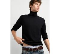 V-Ausschnitt-Pullover PEPE JEANS "jumper ANDRE TURTLE NECK", Herren, Gr. XL, schwarz, 94% Baumwolle, 3% Wolle, 3% Kaschmir, Pullover (15905130-XL) schwarz