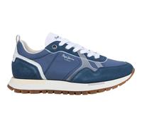 Pepe Jeans FOOTWEAR Leder-Laufschuhe in Blau - Größe 42 | Herrenschuhe Outdoorschuhe