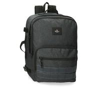 Pepe Jeans Aris Evergreen Rucksack für Notebook, 39,6 cm (15,6 Zoll), Denim, 31 x 44 x 20 cm, Polyester von Joumma Bags