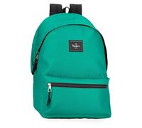 Pepe Jeans Aris Rucksack für Laptop, Doppelfach, tragbar, 31 x 44 x 17,5 cm, Schulrucksack, Polyester, von Joumma Bags, grün, Talla única, Tagesrucksa