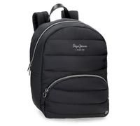 Pepe Jeans Aura Rucksack, lässig, Schwarz, 28 x 36 x 14 cm, Polyester, 14,11 l von Joumma Bags