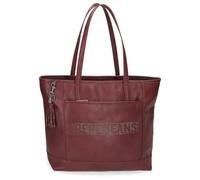 Pepe Jeans Bera Tragetasche, Violett, 34 x 32 x 14 cm, Kunstleder, von Joumma Bags