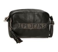 Pepe Jeans Bera Umhängetasche schwarz 21 x 15 x 9 cm Kunstleder by Joumma Bags