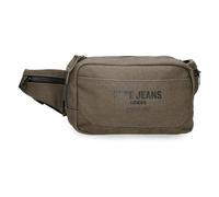 Pepe Jeans Berwick Gürteltasche, Khaki 21 x 12,5 x 5 cm, PU und Polyester, 1,31 l von Joumma Bags