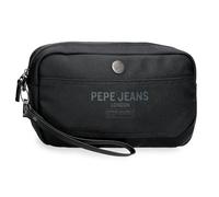 Pepe Jeans Berwick Schwarze Handtasche 24,5 x 15 x 6 cm, PU und Polyester 2.21L von Joumma Bags