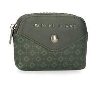 Pepe Jeans Bethany Geldbörse Grün 12x8x2 cms Kunstleder, grün, Talla única, geldbörse
