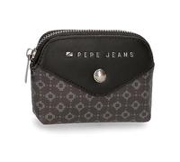 Pepe Jeans Bethany Geldbörse Schwarz 12x8x2 cms Kunstleder, Schwarz, Talla única, geldbörse